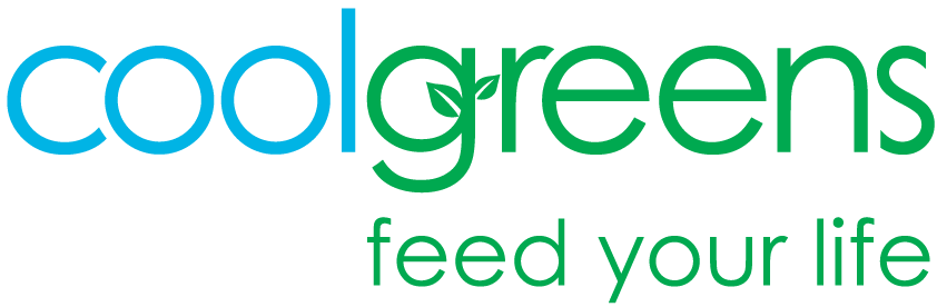 Logotipo de Coolgreens, una obra de restaurante realizada por ORO Construction